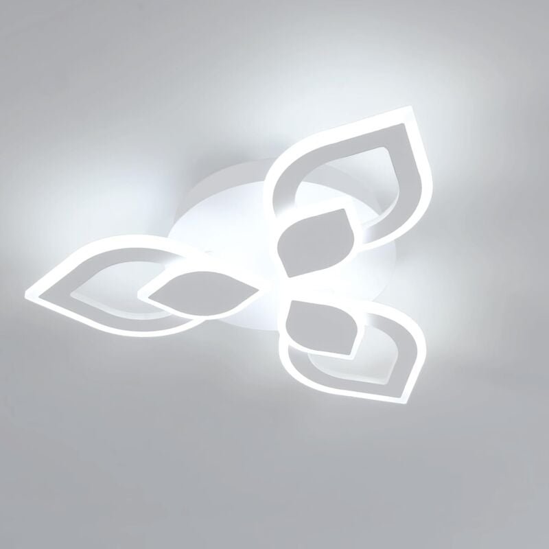 Thumbnail - Comely - Moderne LED-Deckenleuchte, 40 w, 4500 lm, kreatives Blütenblatt-Design, LED-Deckenleuchte, Kaltweiß 6500 k, Acr...