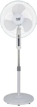 Fabrilamp - Ventilator De Pie Etesio Blanco 3 Velocides 40w Oszillierend 3 Klingen Weiß Regx43x40 Cm