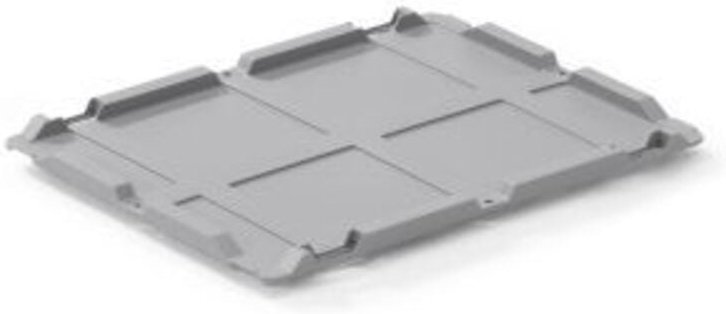 Thumbnail - Stülpdeckel pp L400xB300mm grau für Transportstapelkasten