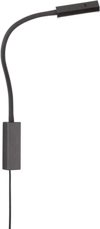 Fischer&honsel - led Leseleuchte & Bettleuchte raik Schwarz dimmbar, Breite 4cm