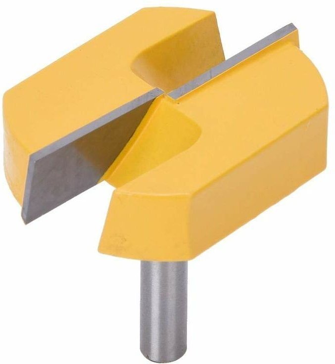 Fräser mit 8 mm Schaft zum Hobeln und Reinigen der Unterseite (8 x 57 mm Unterseite).