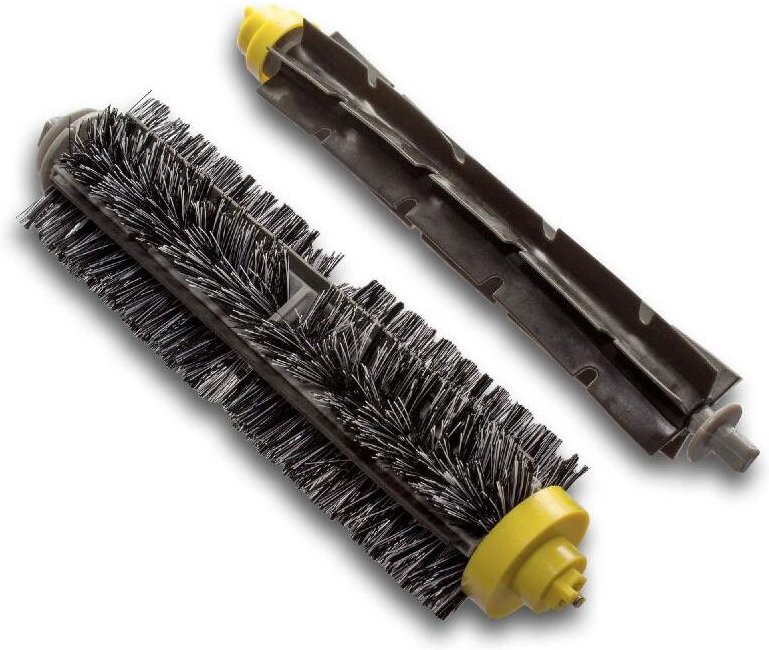 2x Rundbürste Bürstenset kompatibel mit iRobot Roomba 760, 770, 780, 790, 700 Staubsauger - Lamellenbürste, Rollenbürste...