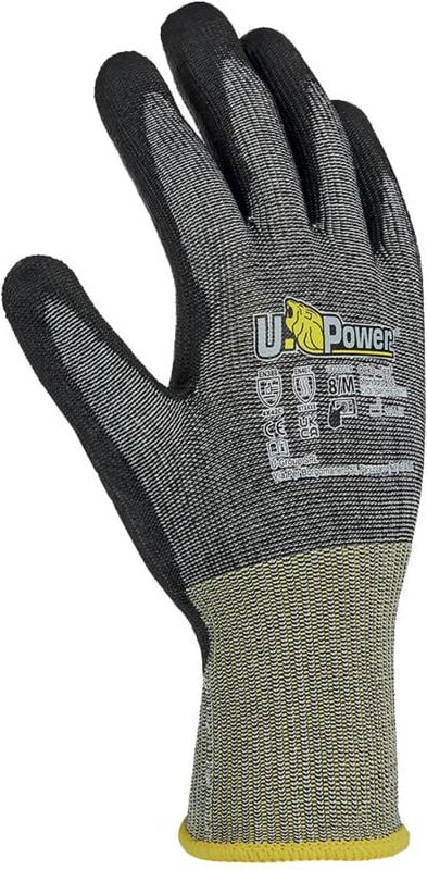 Tango Arbeitshandschuhe Sicherheits-Nylon Touchscreen Grau 10/XL - U-power