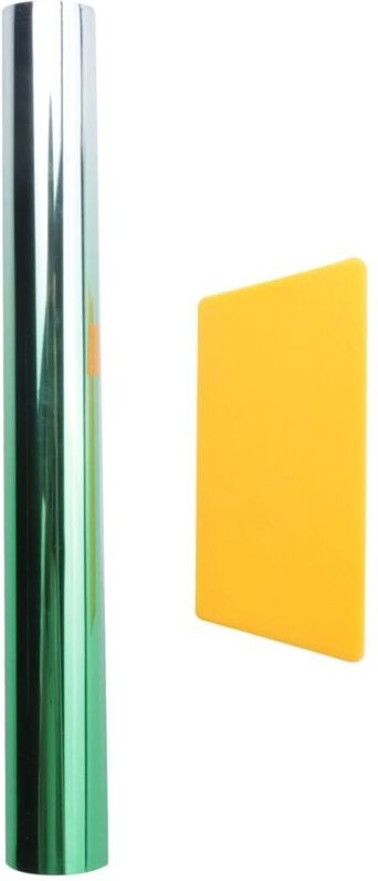 Auto-Tönungsfolie, für die Windschutzscheibe, Sonnenschutz, Farbverlauf, 20 x 150 cm (grün)