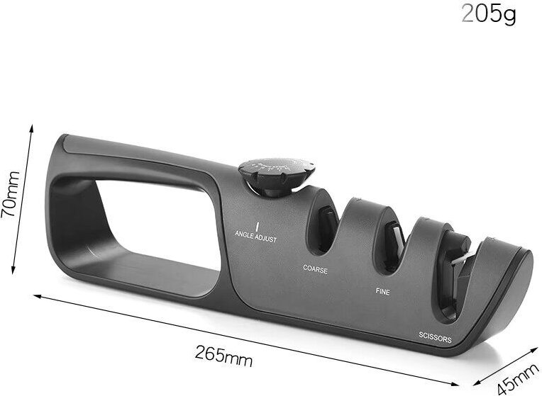 Ugreat - Küchenschärfer, professioneller Messerschärfer, Messerschärfer mit rutschfestem Radiergummi für Messer, Scheren...