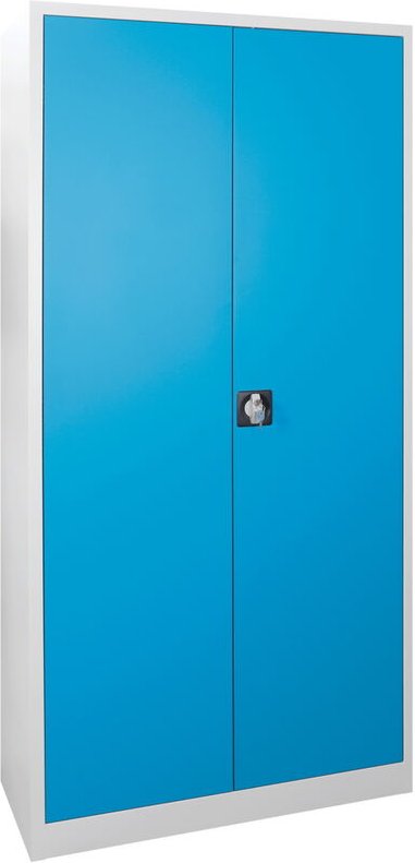 ADB - Flügeltürenschrank 92x42x195 cm Werkstattschrank Materialschrank Büroschrank