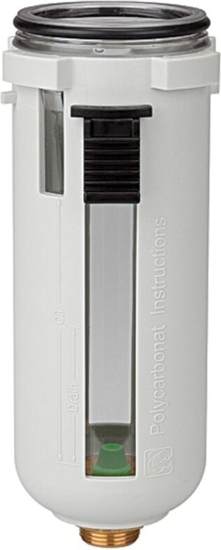 Polycarbonatbehälter inkl. Schutzkorb, f. Nebelöler »futura« bg 2 - Riegler