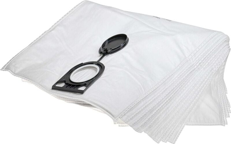 10x Staubsaugerbeutel kompatibel mit Rokamat tapir m 25 Staubsauger - Mikrovlies, 66,4cm x 39,6cm Weiß - Vhbw
