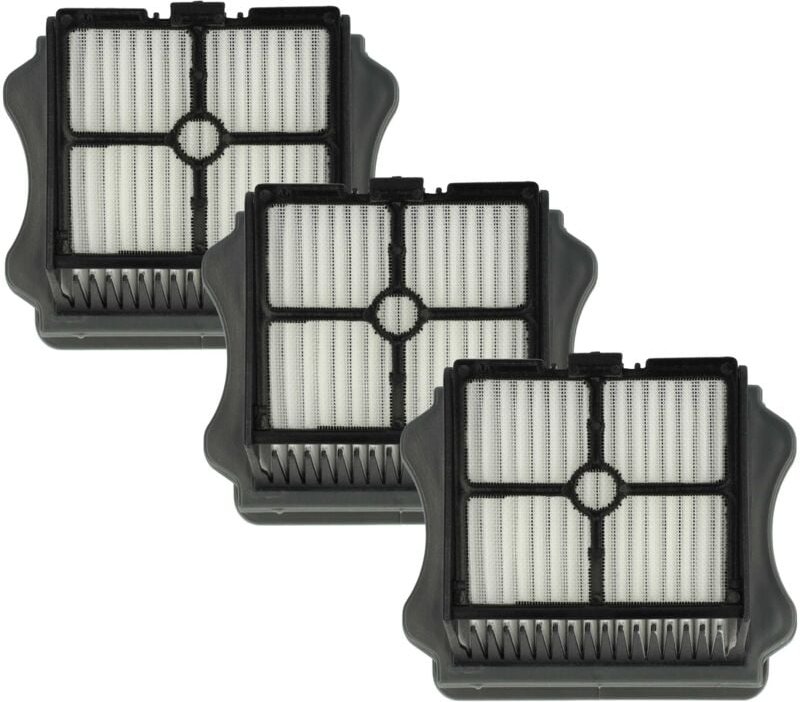 3x Flachfaltenfilter kompatibel mit Tineco Floor One S5, Floor One S3 Nass- und Trockensauger, Staubsauger - Filtereleme...
