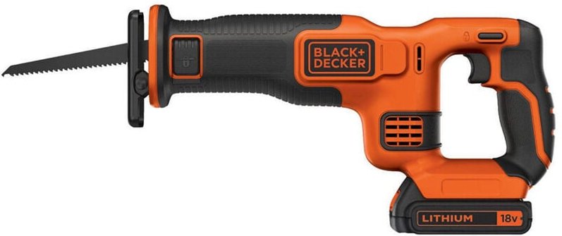 Black&decker - black+decker BDCR18M1 Akku Säbelsäge Fuchsschwanz 18V mit Akku 4Ah Ladegerät