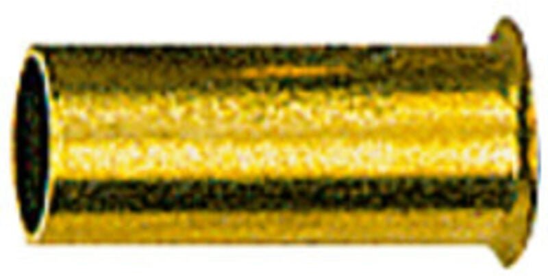 Verstärkungshülse, Rohr-Außen-Ø 18/14 mm, Messing blank - Riegler