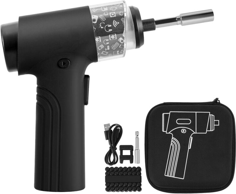 Mophorn Akkuschrauber Set Elektroschrauber 0,5–5 Nm 2500-mAh-Akku, Set mit 32 Bits, Digitalanzeige, LED-Licht und Typ-C-...