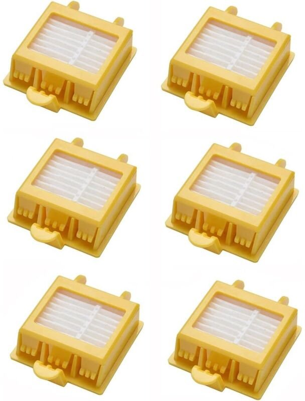 6-teiliges Ersatzfilter-Zubehör-Kit für Staubsauger der iRobot Roomba 700-Serie 760 770 780 790 700