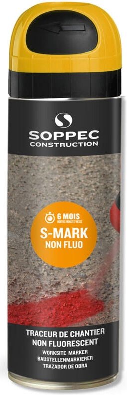 Baustellenmarkierer s-mark Gelb nicht fluoreszierend