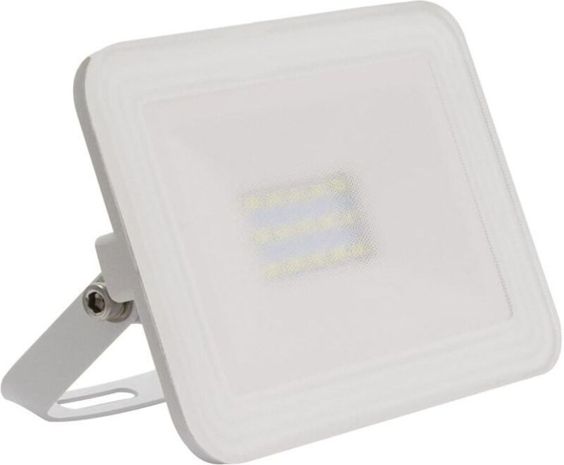 Led- Fluter 10W 120lm/W IP65 Slim Glas Weiss 3000K Warmweiß