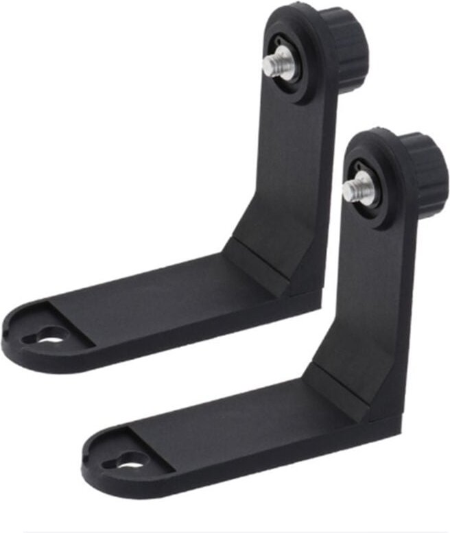 Tlily - 2-teilige magnetische L-Halterung für 2-Linien-Laserebene, 1/4-Zoll-Gewinde, universeller, superstarker Adsorpti...