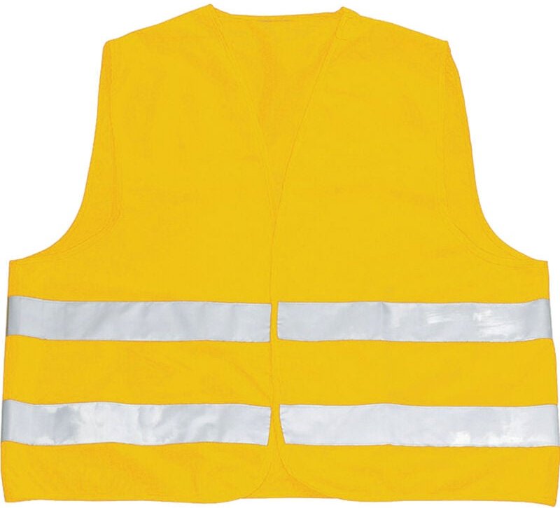 Warnweste mit Klettverschluss bw-mg en 20471 Kl. 2 Einheitsgröße gelb - Asatex