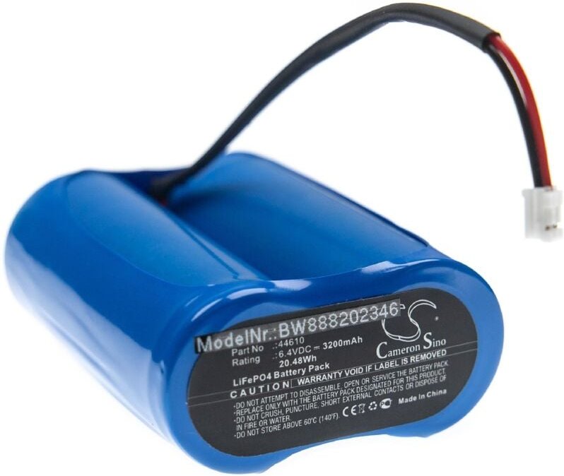 Thumbnail - Vhbw - Akku kompatibel mit Streamlight Fire Vulcan led Taschenlampe Kopflampe (3200mAh, 6.4V, LiFePO4)