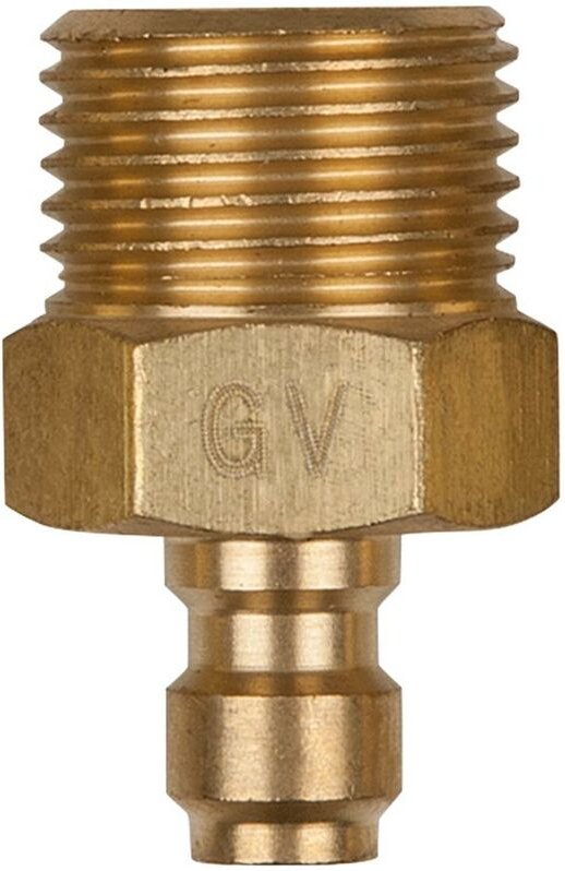 Adapterstück 5/8'x18 Außengewinde und 1/4' Schlauchanschluss