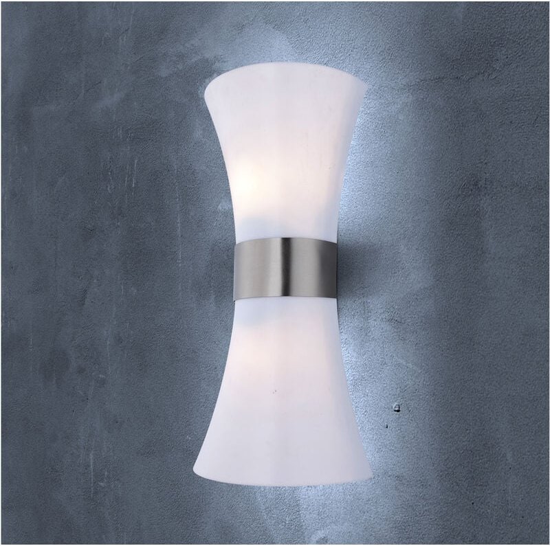 Stilechte Außenwandleuchte san tana E27 Fassung, moderne Fassadenbeleuchtung