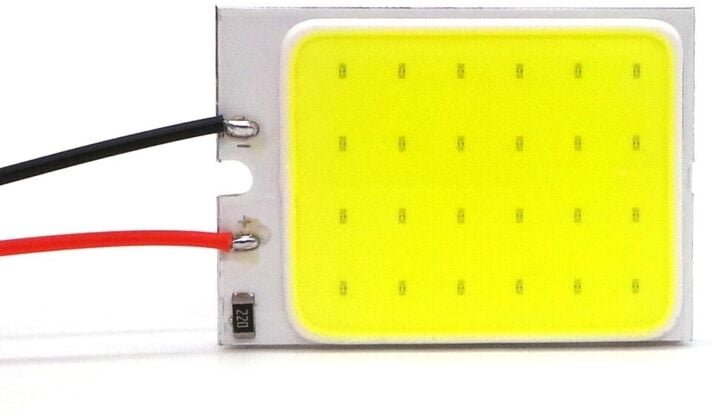 Thumbnail - Stück 36 mm x 26 mm Panel COB LED 12 V T10, SV8.5, T4W 450 lm