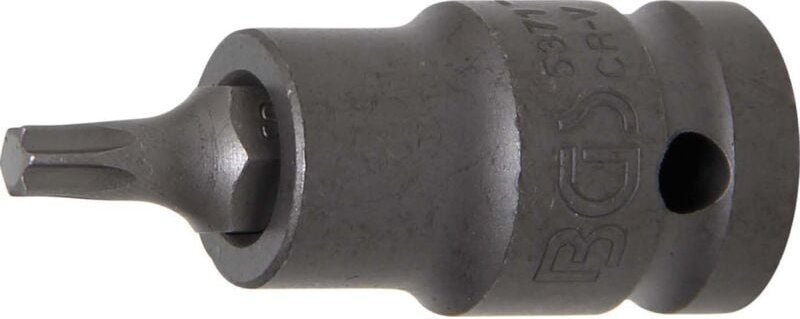 Kraft-Bit-Einsatz Länge 55 mm Antrieb Innenvierkant 12,5 mm (1/2") T-Profil (für Torx) T30