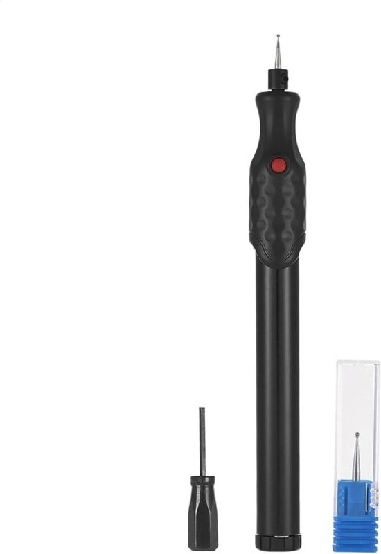 Universeller Glasgravierstift, elektrischer Akku-Gravierstift für Metall – Akku-Gravierstab für Holz und Stein, Schwarz