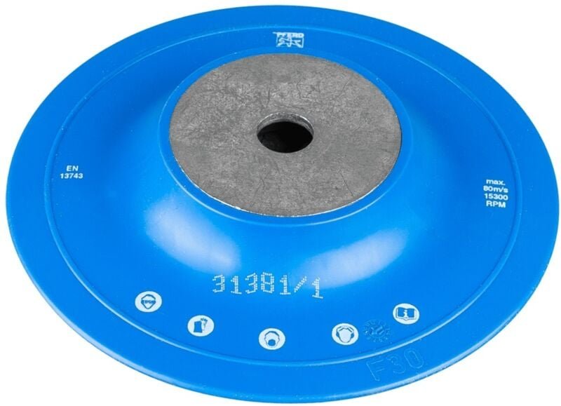 PFERD TOOLS Stützteller mit Spannmutter Ø 100 GT M10 für Winkelschleifer 100