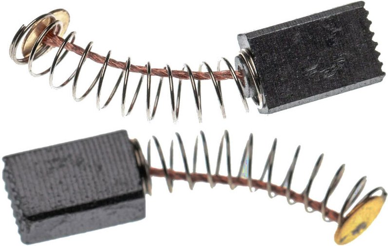 Trade-shop - 2x Kohlebürsten / Motorkohlen / Schleifkohlen Ersatz 5 x 8 x 11/12 mm für Parkside Elektrowerkzeuge wie pts...