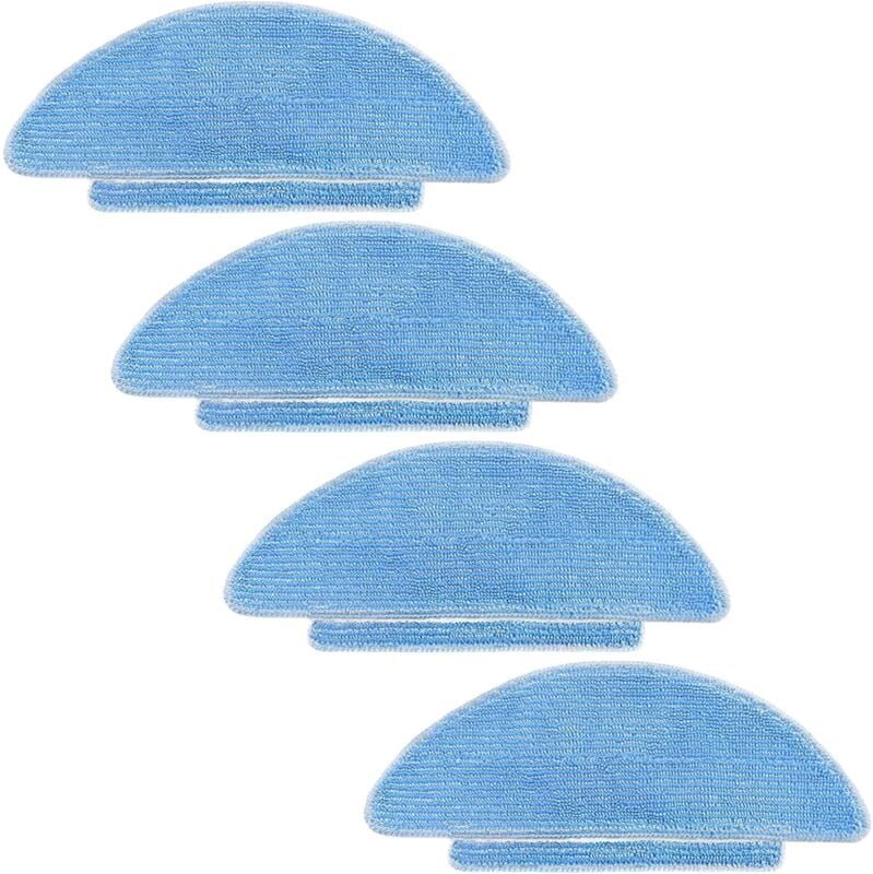 Dolaso - 4er-Pack Ersatz-Wischpads für Tikom L9000 L8000, Honiture Q6 se, Lubluelu SL60D, Laresar L6 nex Roboterstaubsau...