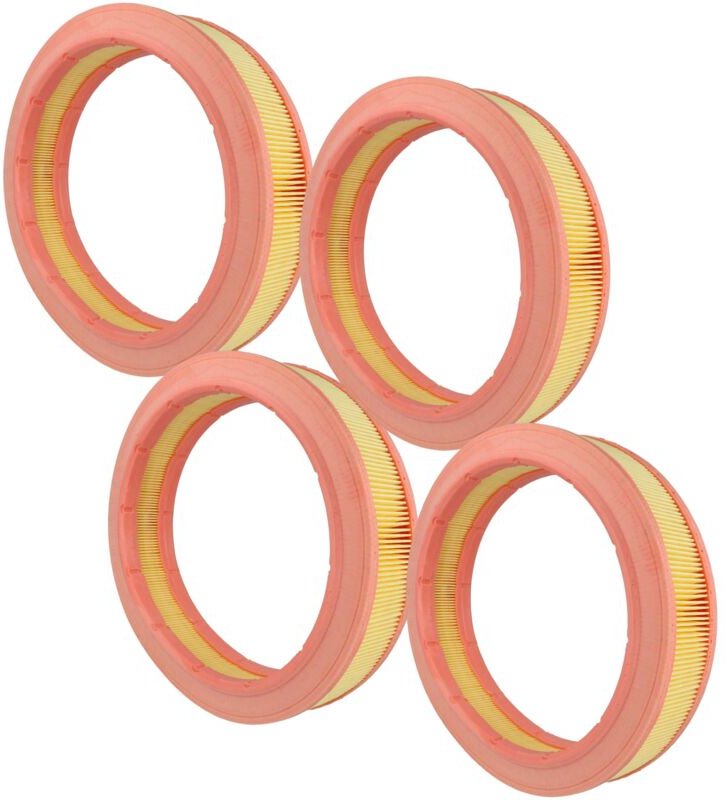 4x Filterelement kompatibel mit Kränzle Ventos 20 e/l, 30 e/l Akku-Staubsauger - Feinstaubfilter - Vhbw