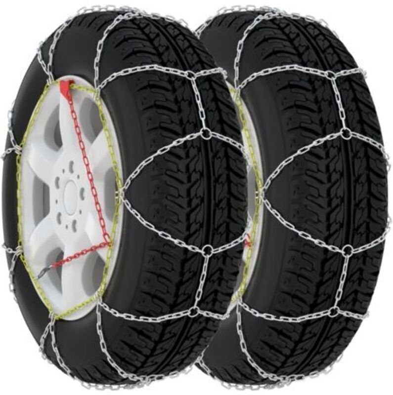 Schneeketten für Autoreifen 2 Stk. 16 mm SUV 4x4 Größe 400 vidaXL