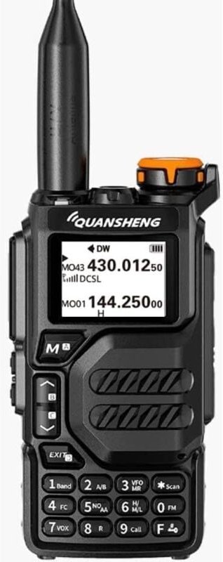 UV-K5 Walkie-Talkies, VHF/UHF-FM-Walkie-Talkies, mit Ohrhörer und USB-Ladestation, tragbarer Transceiver (1 Stück)