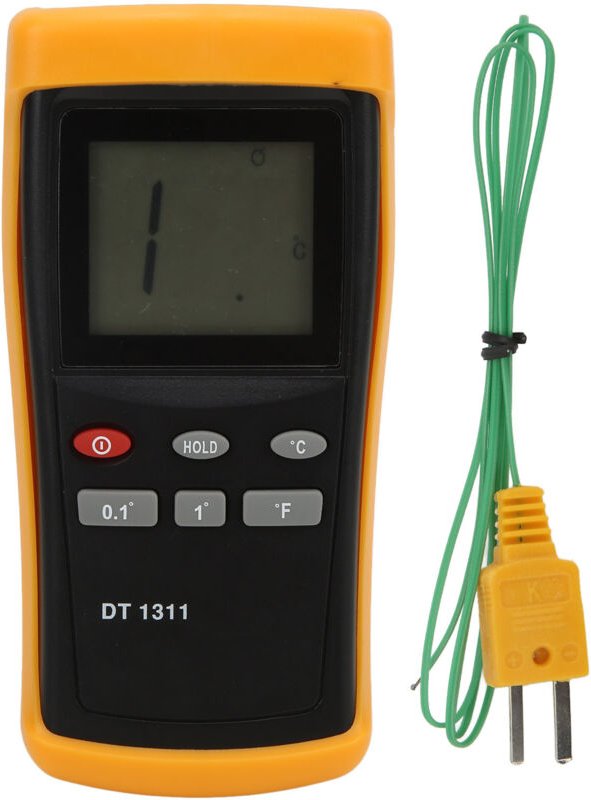 Einkanaliges digitales Thermometer vom Typ K für industrielle Temperaturmessungen