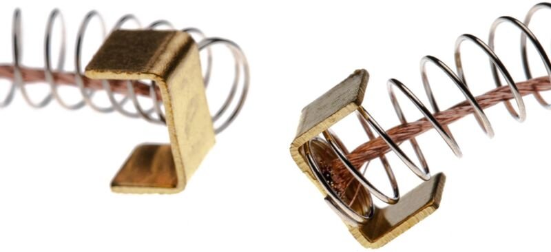 Vhbw - 2x Kohlebürste 5 x 8 x 12,5 mm kompatibel mit Makita 6904, 6500B, 6801, 4301BV, 6701, 8419B, 6013BR, 63004 Elektr...