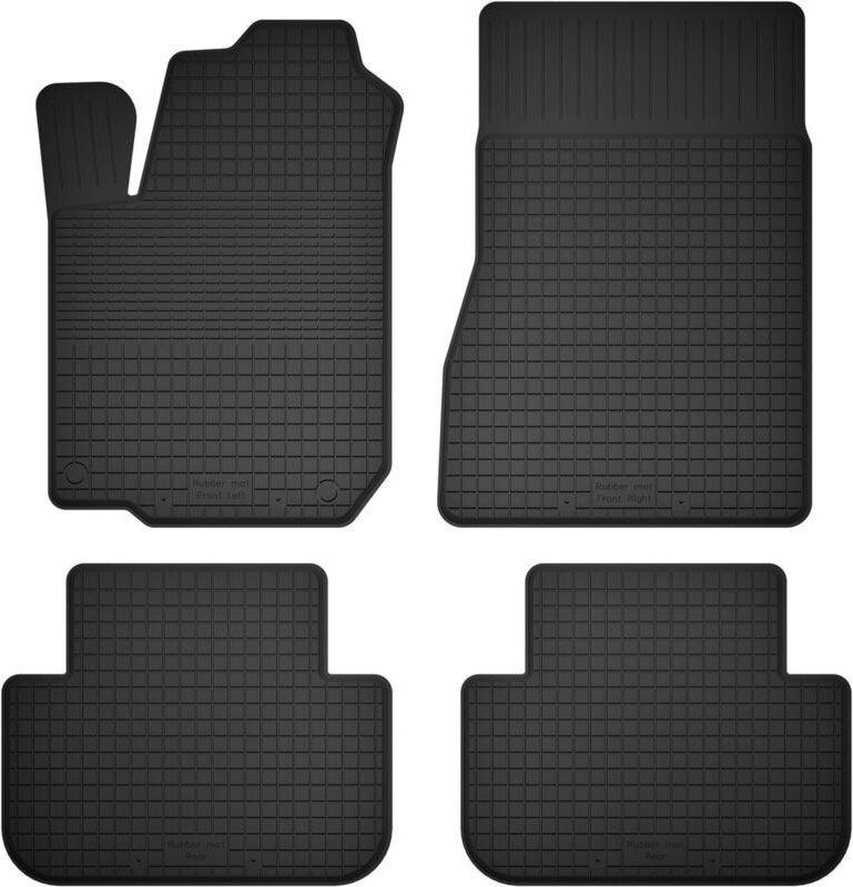 Gummi-Fußmatten, 4er-Set, universell für: Fiat Doblo III Kombivan (2021-)