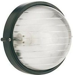 Kleine E27-Decke in schwarzer runder Industrielinie