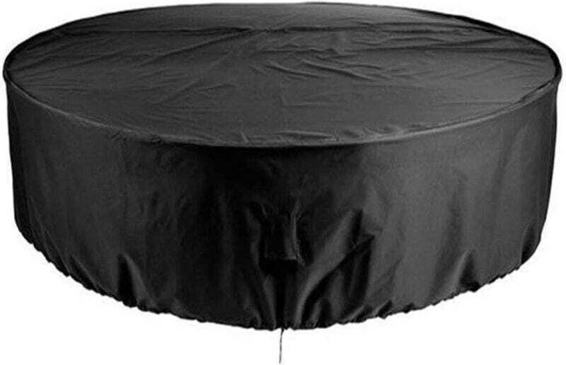 Gartenmöbelabdeckung, wasserdichte und strapazierfähige runde Gartentischabdeckung für den Außenbereich, Terrassenmöbel,...