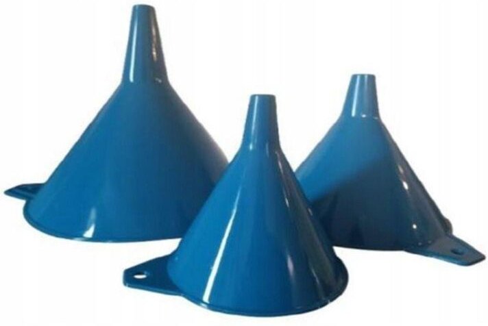 Set von Trichtern malwa transparent 3 Stück Kunststoff