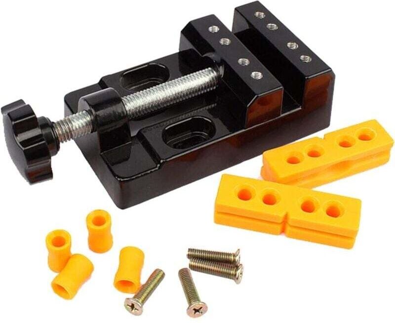 Mini-Schraubstock aus Aluminiumlegierung, Oliventischschraubstock