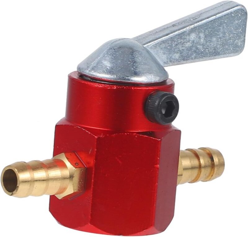 Jalleria Kraftstoffhahnschalter für Kraftstoffleitungsersatz für Inline-Schalter