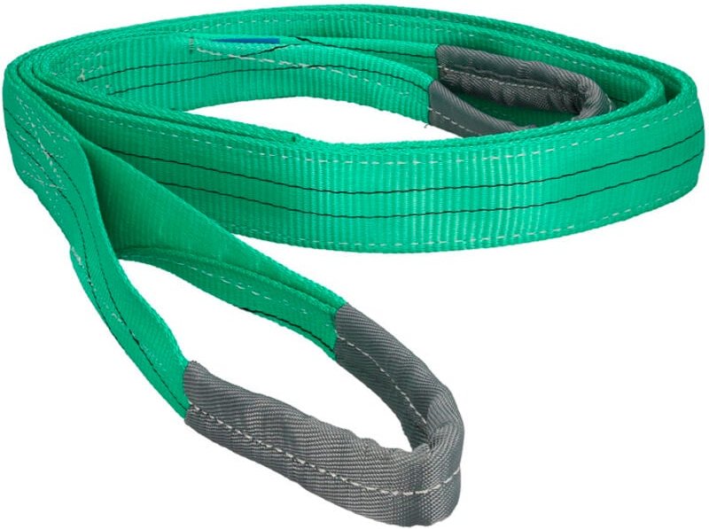 Eslinga Plana Doble Banda 2.000 Kg. 5 Metros Color Verde