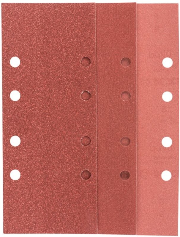 Accessories 2607019499 Schwingschleifpapier-Set gelocht Körnung (num) 60, 80, 120, 240 (l x - Bosch