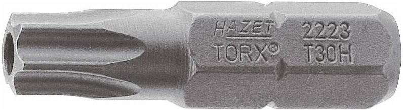 Bit 2223-T40H ∙ 1/4 Zoll (6,3 mm) Sechskant massiv ∙ Tamper Resistant torx® Profil ∙ sw T40H