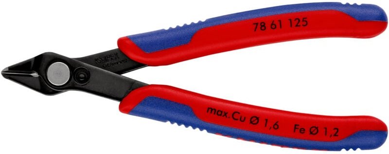 Knipex - 78 61 125 Electronic Super Knips mit Mehrko.-Hülle brüniert 125 mm