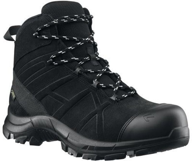 Haix Sicherheitsstiefel BE Safety 53 mid Größe 9,5 (44) schwarz S3 HRO HI CI WR SRC ESD EN ISO 20345 Nubukleder