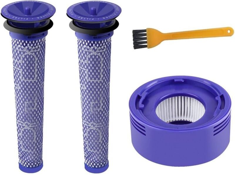 Ersatzfilter-Set für Dyson V7 V8 – V7 V8 HEPA-Filter und 2 V6 V7 V8 Staubsauger-Vorfilter (4er-Pack)