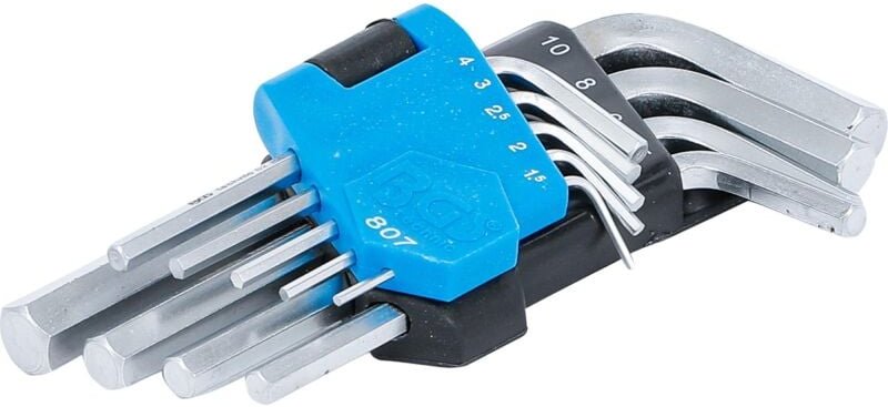 Thumbnail - BGS Winkelschlüssel-Satz kurz Innensechskant 1,5 - 10 mm, 9-tlg.