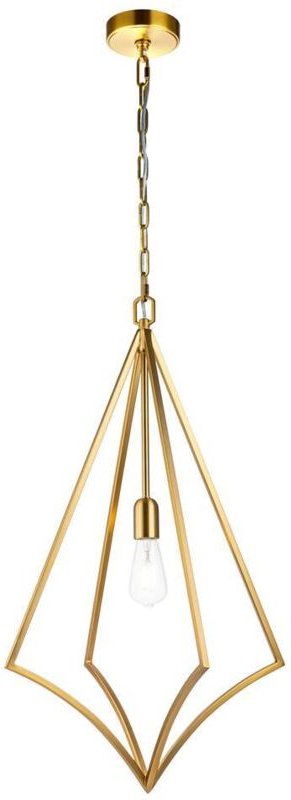 Elstead Feiss Nico Wire Frame Pendelleuchte Messing brüniert