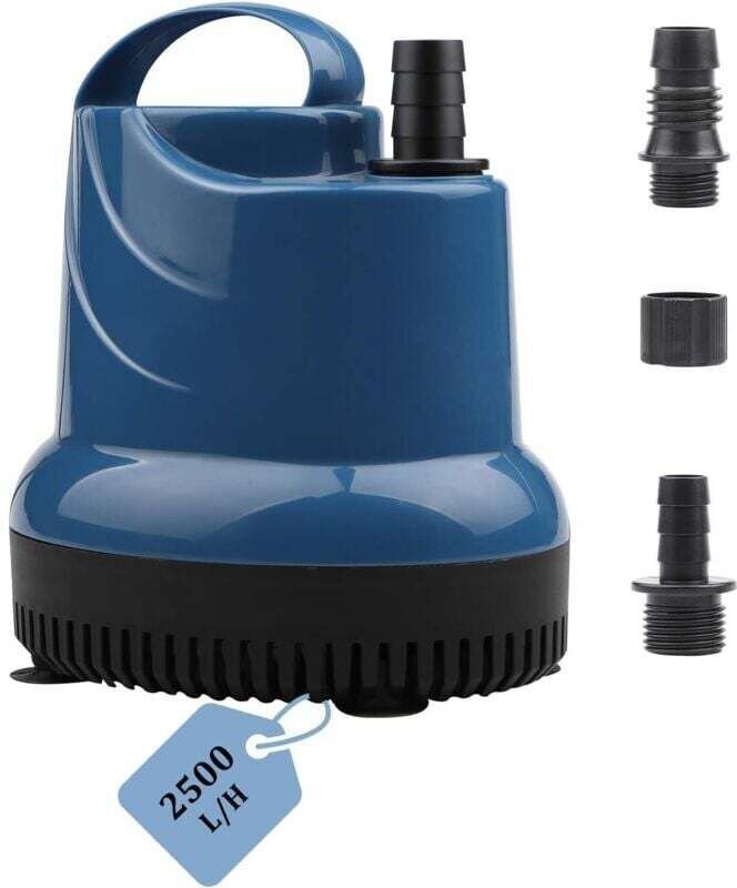 Mini-Tauchpumpe 2500 l/h 40 W 230 V 2,3 m Förderhöhe 2,5 m Kabel